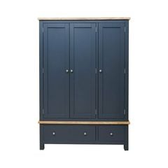 TỦ QUẦN ÁO HIGHGATE MÀU XÁM XANH 3 CÁNH