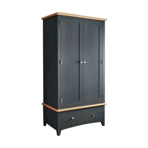 TỦ QUẦN ÁO HIGHGATE MÀU XÁM 2 CÁNH