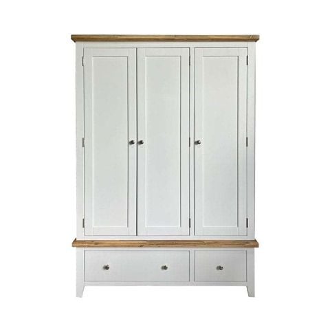 TỦ QUẦN ÁO HIGHGATE MÀU TRẮNG 3 CÁNH