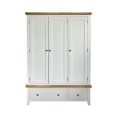 TỦ QUẦN ÁO HIGHGATE MÀU TRẮNG 3 CÁNH