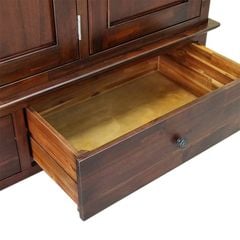 TỦ QUẦN ÁO 3 CÁNH MÀU NÂU