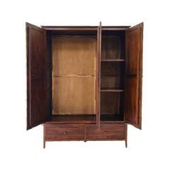 TỦ QUẦN ÁO 3 CÁNH MÀU NÂU