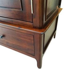 TỦ QUẦN ÁO 3 CÁNH MÀU NÂU