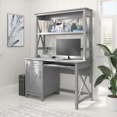 BÀN LÀM VIỆC KÈM GIÁ SÁCH KEYWEST GREY