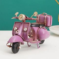 XE VESPA MÀU TÍM MÔ HÌNH VINTAGE METAL