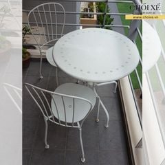 BÀN NGOÀI TRỜI LACKO MÀU TRẮNG