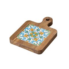 MIẾNG LÓT NỒI GỖ MẶT SỨ HỌA TIẾT VINTAGE