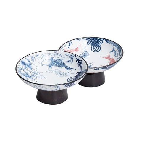 BỘ 2 ĐĨA ĐỰNG BÁNH HÌNH CÁ