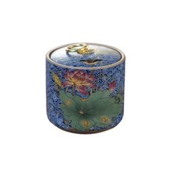 HŨ ĐỰNG ĐỒ KHÔ HOẠ TIẾT HOA SEN