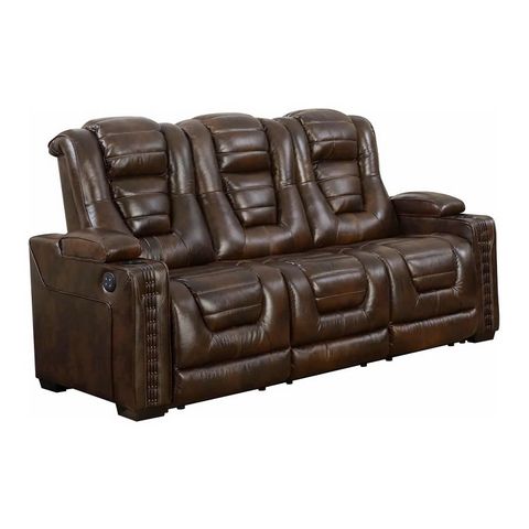 GHẾ SOFA 3 CHỖ DA BÒ CHỈNH ĐIỆN ERIC CHURCH