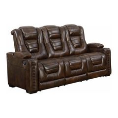 GHẾ SOFA 3 CHỖ DA BÒ CHỈNH ĐIỆN ERIC CHURCH