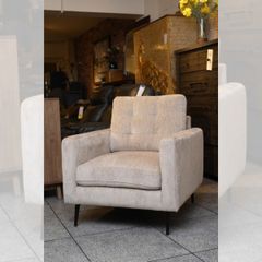 GHẾ SOFA ĐƠN ORLA MÀU BEIGE