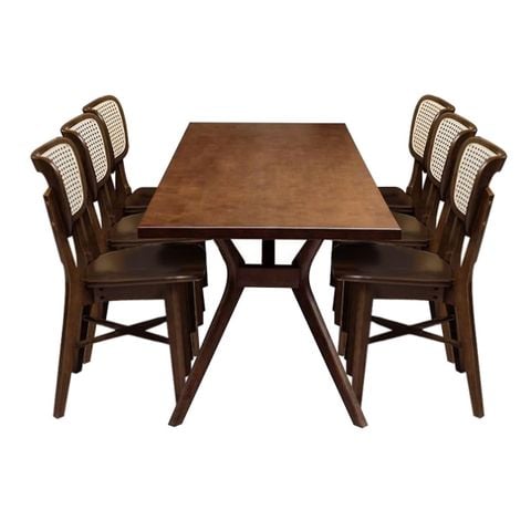 BỘ BÀN ĂN 6 GHẾ TAHOE 2.0