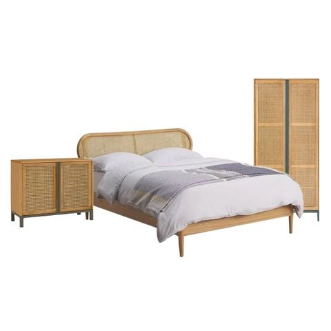 BỘ PHÒNG NGỦ REEMA OAK 1.8
