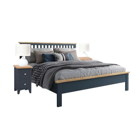 BỘ PHÒNG NGỦ HIGHGATE NAVY BLUE 1.6 2 TÁP
