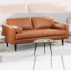 GHẾ SOFA 2 CHỖ DA BÒ NAPA