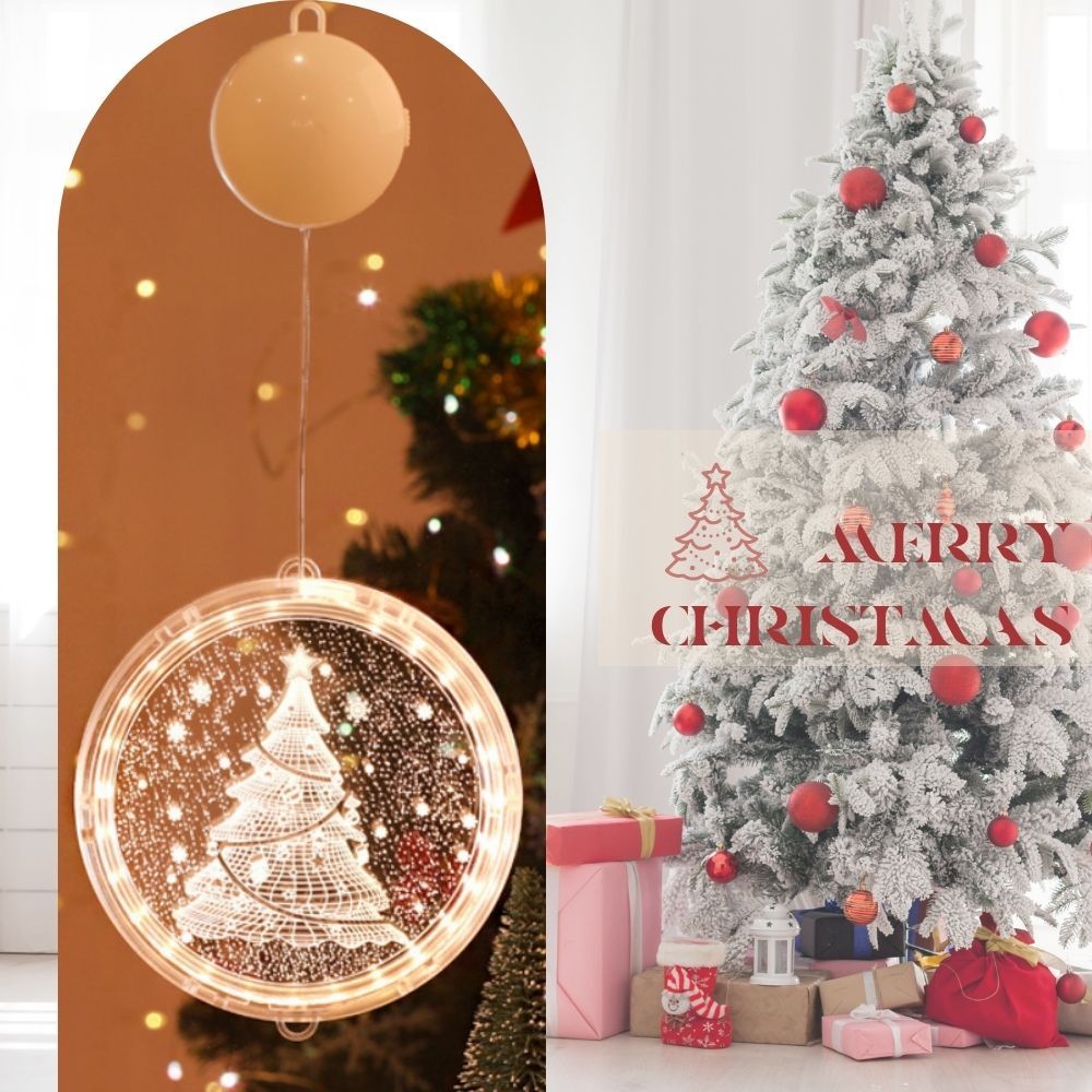 Đèn LED 3D treo rèm cây thông Noel sẽ cho bạn trải nghiệm giáng sinh độc đáo hơn bao giờ hết. Với nhiều màu sắc và hiệu ứng gợi cảm giác ấm áp, chiếc đèn này chắc chắn sẽ khiến gia đình bạn quay trở lại với những ký ức tuyệt vời trong mùa giáng sinh.