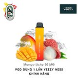  Pod hút 1 lần Vapor Yeezy Ness Mango Litchi Xoài Vải Chính Hãng 