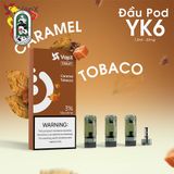  Pack 3 Đầu Pod VapX Violet YK6 Kèm 1 Coil Caramel Tobacco Chính Hãng 