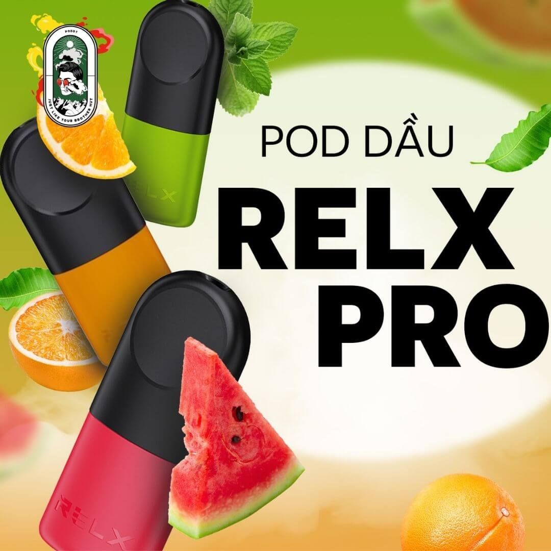  Đầu Pod RELX Pro Orchard Rounds Đào Lạnh 30MG Chính Hãng 