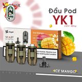  Pack 3 Đầu Pod VapX Violet YK1 kèm 1 Coil Ice Mango Xoài Chính Hãng 