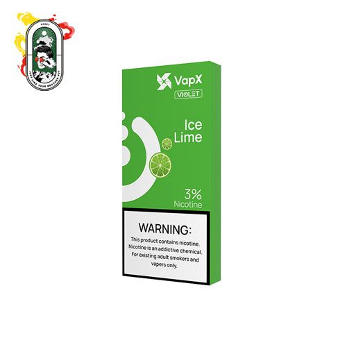  Pack 3 Đầu Pod VapX Violet YK6 kèm 1 Coil Ice Lime Chính Hãng 