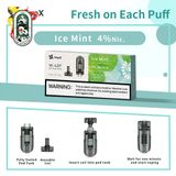  Pack 3 Đầu Pod VapX Violet YK1 kèm 1 Coil Ice Mint Bạc Hà Chính Hãng 