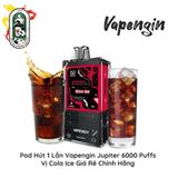  Pod Dùng 1 Lần 6000 Hơi Vapengin Jupiter Cola Ice 50MG Chính Hãng 