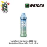  Pod Dùng 1 Lần Wotofo Zetta 5000 Hơi Vị Bạc Hà Lạnh Chính Hãng 