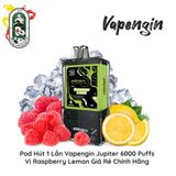  Pod Dùng 1 Lần 6000 Hơi Vapengin Jupiter Mâm Xôi Chanh 50MG Chính Hãng 