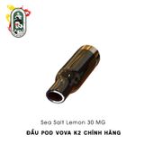  Pack 4 Đầu Pod VOVA K2 Sea Salt Lemon Chanh Muối Lạnh Chính Hãng 