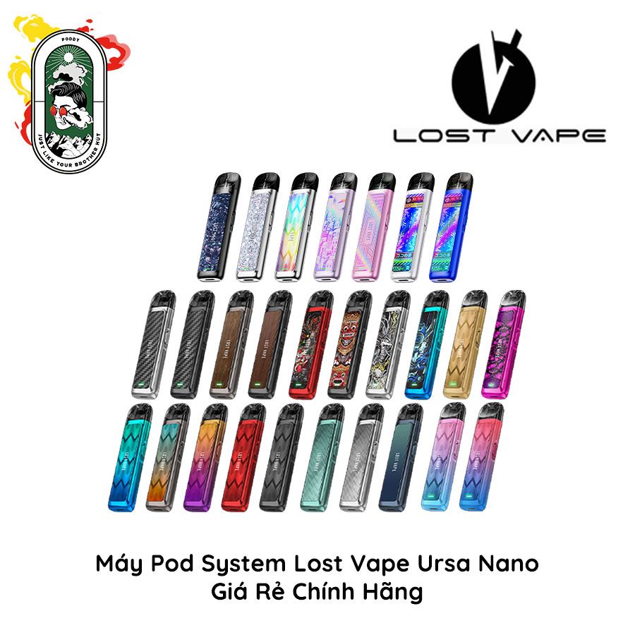  Máy Pod System Kit Lost Vape Ursa Nano Chính Hãng 