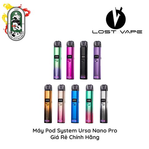 Combo Ursa Nano Pro Pod Kit Và Tinh Dầu Vape Pod Uwell Chính Hãng