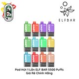  Pod Dùng 1 Lần Elfbar Lowit 5500 Hơi Kiwi Passion Fruit Guava Chính Hãng 