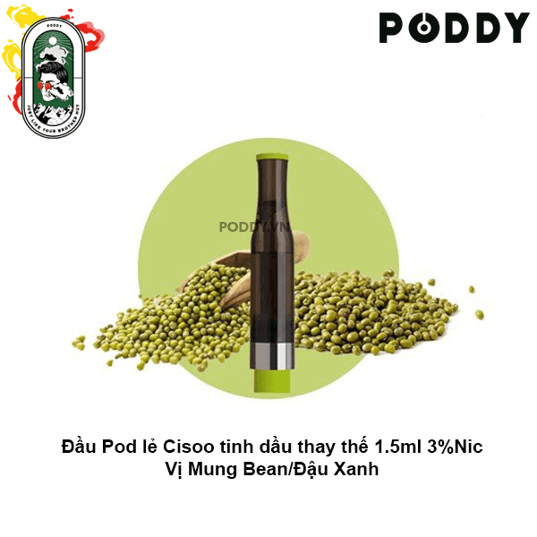  Đầu Pod VOVA Cisoo K1 Mung Bean Đậu Xanh 30MG Chính Hãng 