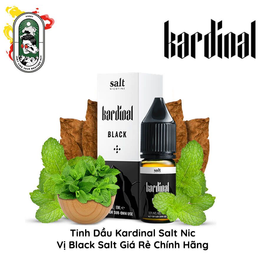  Tinh Dầu Vape Kardinal Black Salt 10ml Chính Hãng 