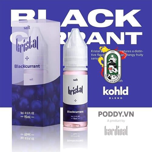  Tinh Dầu Vape Kristal Salt Nic Blackcurrant Nho Đen Chính Hãng 