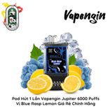  Pod Dùng 1 Lần 6000 hơi Vapengin Jupiter Việt Quất Mâm Xôi Chanh 50MG Chính Hãng 