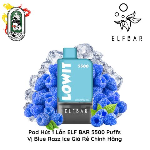 Bán Pod Hút 1 Lần Elfbar Lowit 5500 Hơi Có Nhiều Hương Vị Ngon