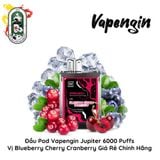  Đầu Pod Vapengin Jupiter 6000 hơi Việt Quất Anh Đào Nam Việt Quất 50MG Chính Hãng 