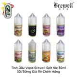  Tinh Dầu Vape Mỹ Brewell Salt Nic Bạc Hà 30ml Chính Hãng 