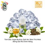  Tinh Dầu Vape Bushou Salt Nic Trà Nhài 30ml Chính Hãng 