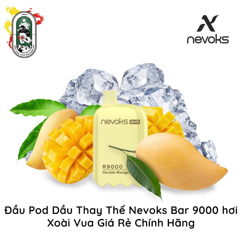  Đầu Pod Dầu Thay Thế Nevoks Bar R9000 Xoài Vua Chính Hãng 