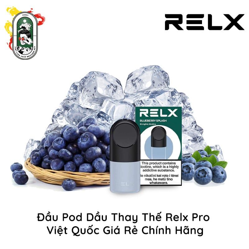  Đầu Pod Dầu Thay Thế Relx Pro Việt Quất Chính Hãng 