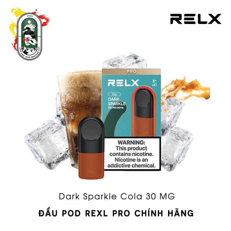  Đầu Pod RELX Pro Dark Sparkle Cola 30MG Chính Hãng 