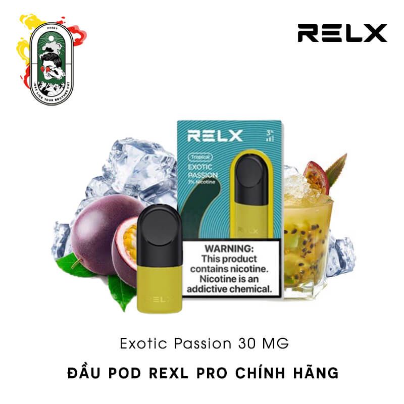  Đầu Pod RELX Pro Exotic Passion Chanh Dây 30MG Chính Hãng 