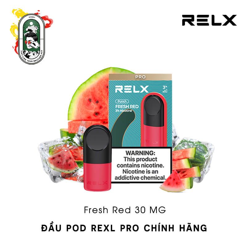  Đầu Pod RELX Pro Fresh Red Dưa Hấu 30MG Chính Hãng 