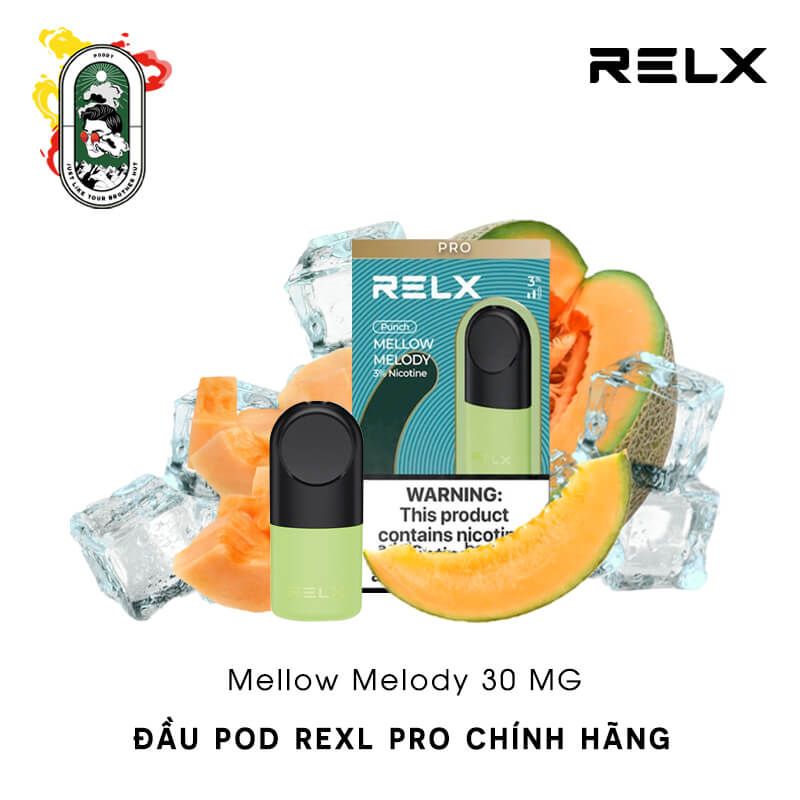  Đầu Pod RELX Pro Mellow Melody Dưa Lưới 30MG Chính Hãng 