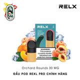  Đầu Pod RELX Pro Orchard Rounds Đào Lạnh 30MG Chính Hãng 