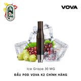  Pack 4 Đầu Pod VOVA K2 Ice Grape Nho Lạnh Chính Hãng 